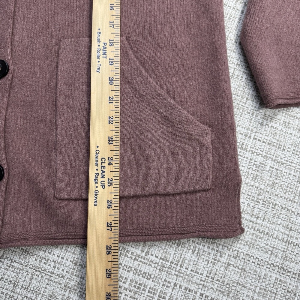 Pure Jill‎ Cardigan Sweater Jacket Chore Utility Pink Pockets Cotton Size Small - Picture 6 of 10